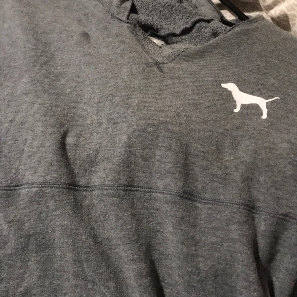PINK grey sweatshirt